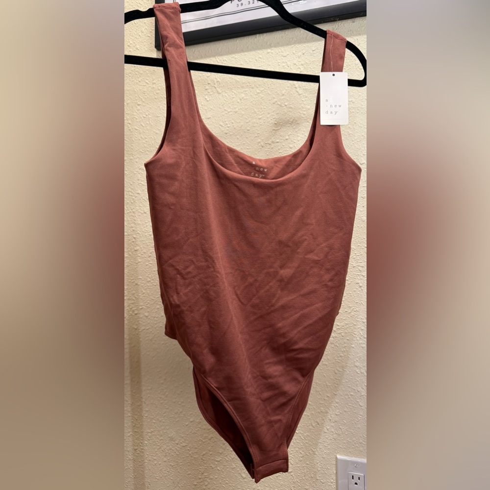 Target Women's Mauve Bodysuit Buttery Soft Size Large
